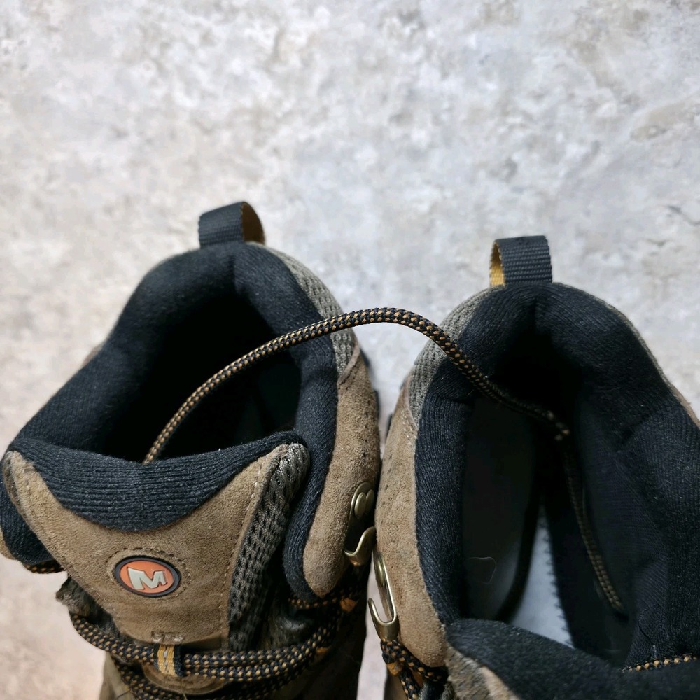 Men's 9 WIDE Merrell Moab 3 Mid Waterproof Hiking Boots J035839W *Read Desc. - Picture 8 of 9